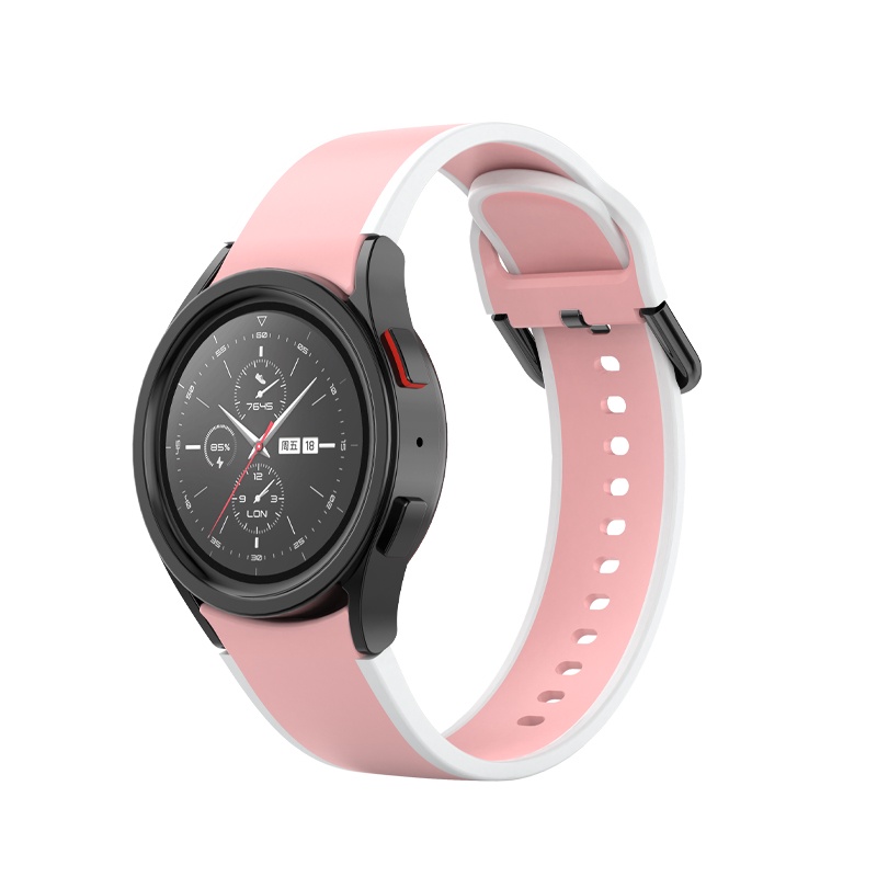 Dây Đeo Thay Thế Bằng Silicone Nhiều Màu Sắc Cho Đồng Hồ Thông Minh Samsung Watch 4 / 5 40 / 44Mm 5 Pro 45Mm