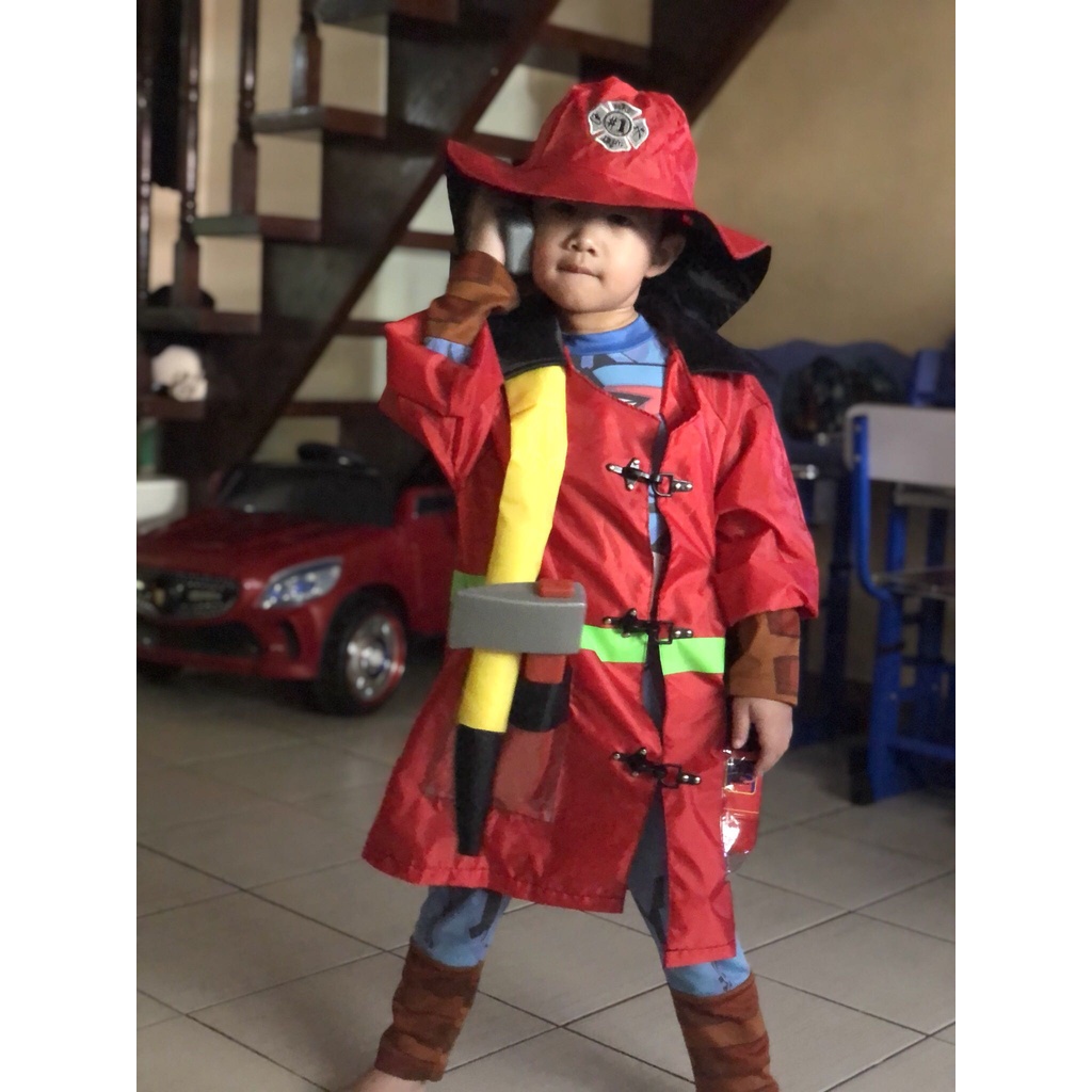 Đồ hoá trang trẻ em - Áo Lính Cứu Hoả LC01619 - Yay