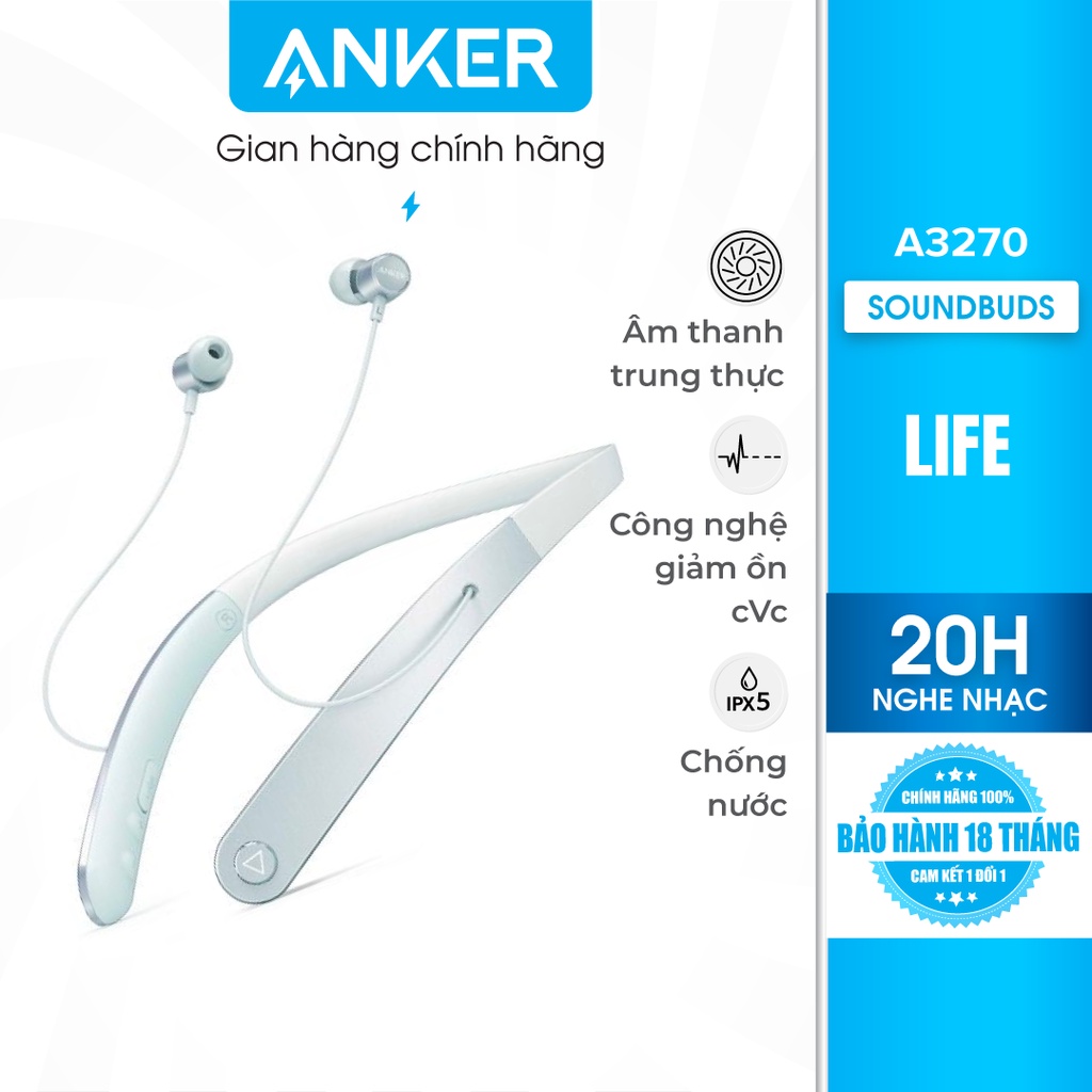 Tai nghe bluetooth ANKER SoundBuds Life - A3270