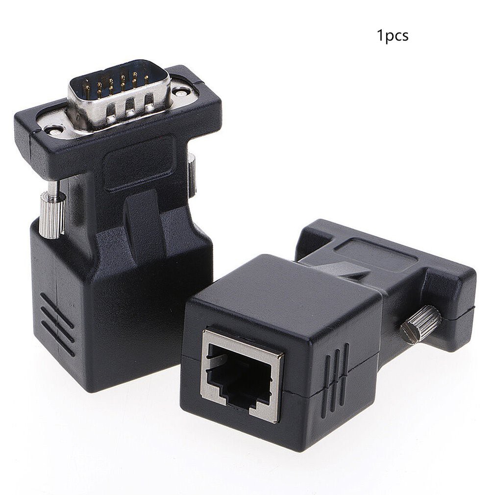 Đầu Chuyển Đổi Từ Ethernet Vga Đực Sang Rj45 15 Pin