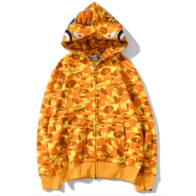 【Quick Shipment】【In Stock】2021 New BAPE PUBG Camouflage Shark hoodie Sweater Men Women Bathing Ape Jacket