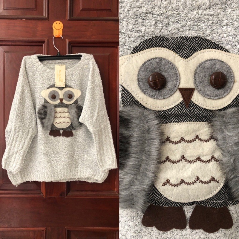 *SALE* ÁO LEN XÁM HÌNH CÚ