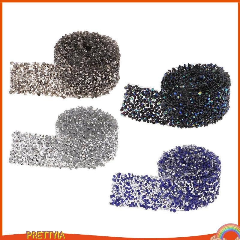 Cuộn Dây Ruy Băng Đính Đá Lấp Lánh Dài 1 Yard