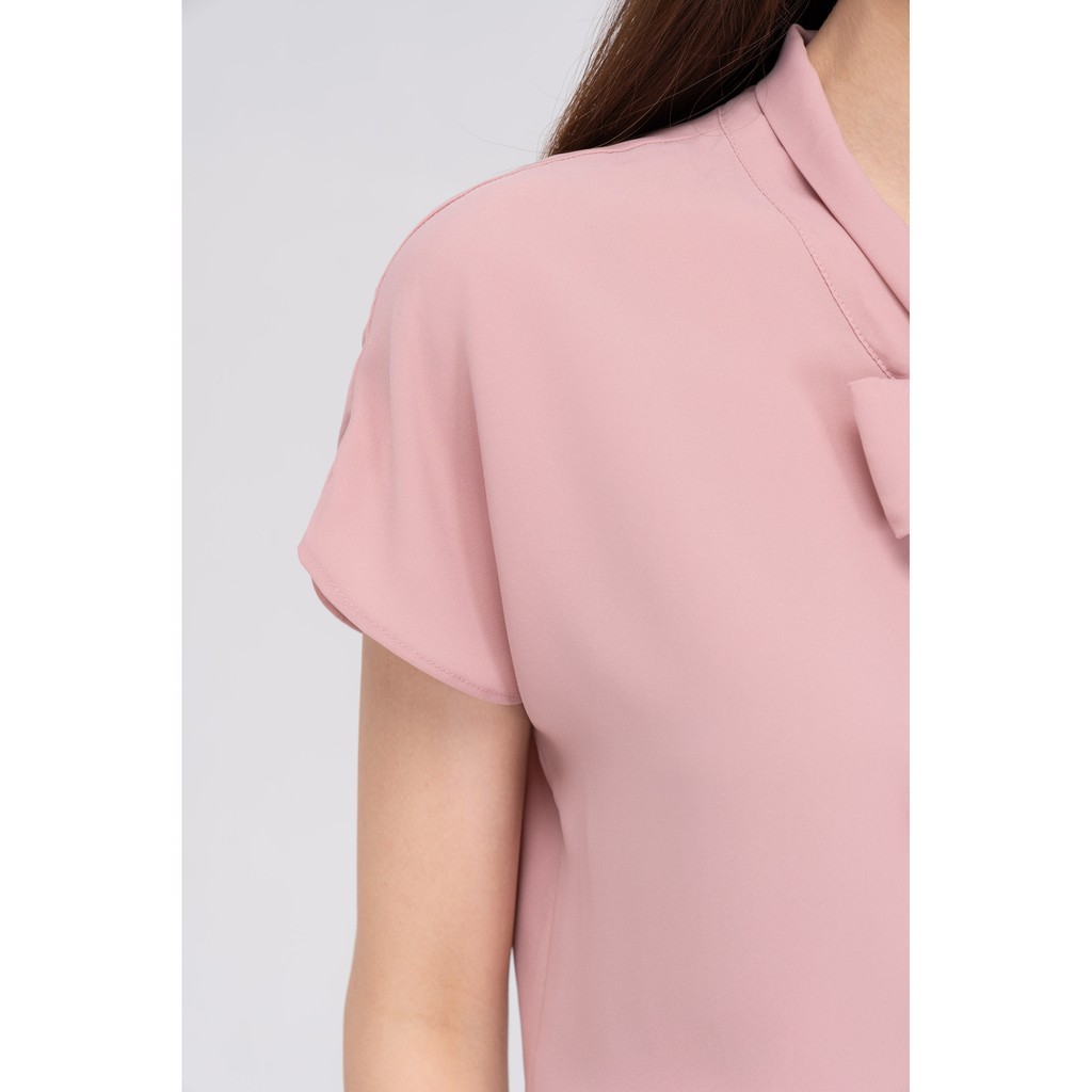 Áo sơ mi YODY Nữ suông vai chờm cổ nơ trẻ trung cá tính SCN4124 | BigBuy360 - bigbuy360.vn