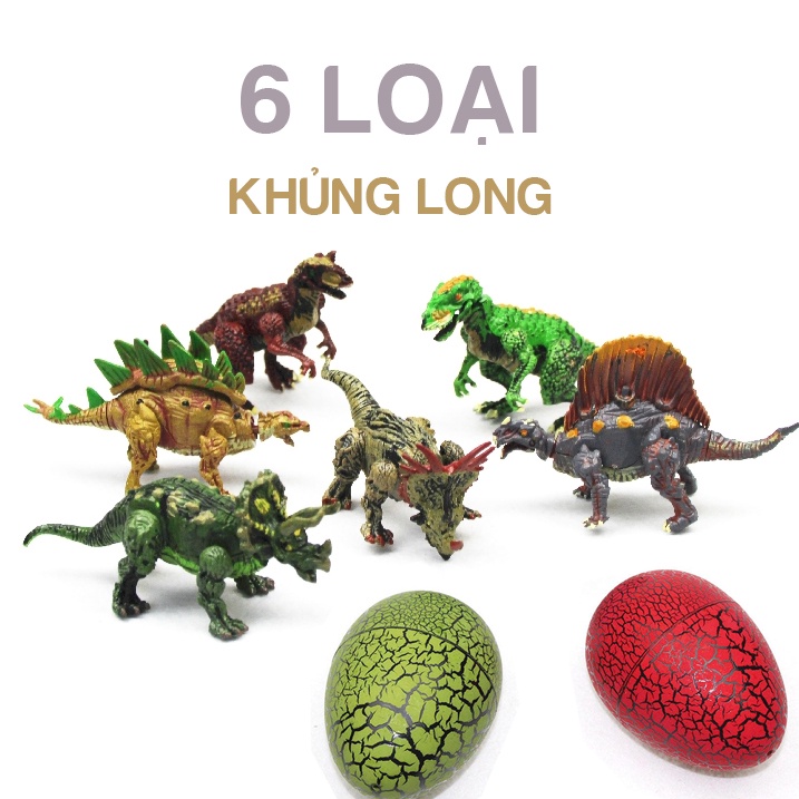 Khủng long đồ chơi lắp ráp trứng mô hình khủng long nhiều chi tiết cho bé DC17 KIDS GARDEN