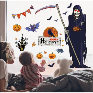 Decal trang trí tường - Halloween Thần Chết