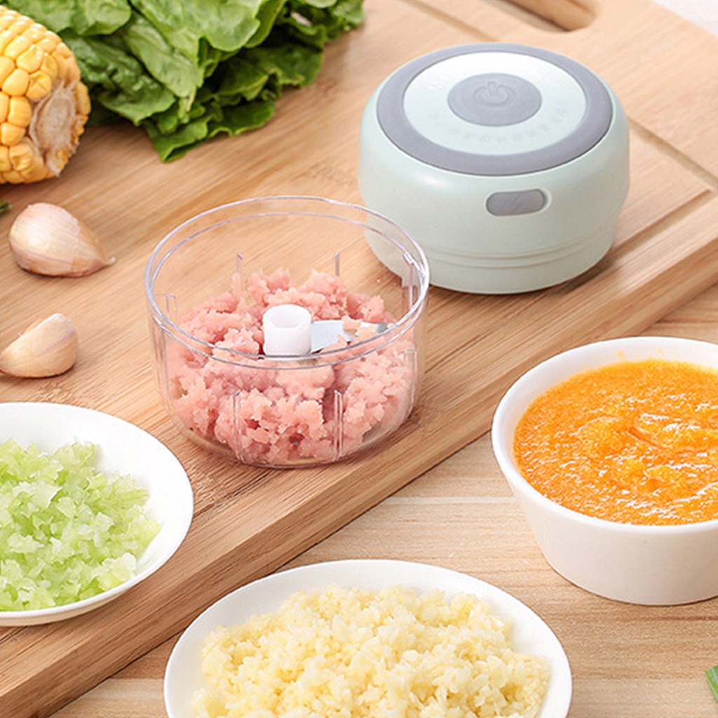 Máy Xay Tỏi Gừng Không Dây Mini 100ml/250ml Thân Thiện Với Môi Trường