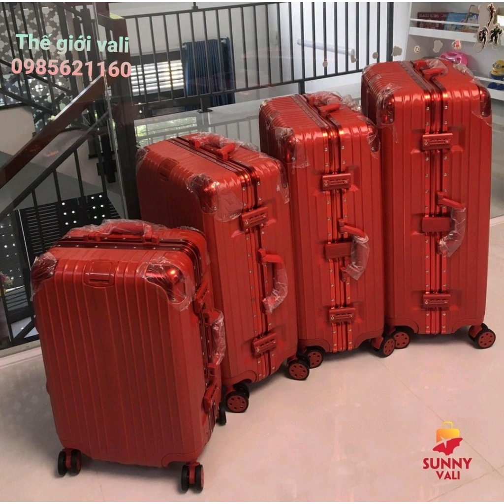 VALI KÉO DU LỊCH KHÓA SẬP GÓC TRÒN CAO CẤP FULL SIZE 20,24,26,28