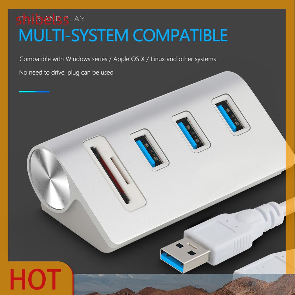 Đầu Đọc Thẻ Nhớ 3 Cổng Usb 3.0 Hub Hub-3Pc2 Cho Macbook