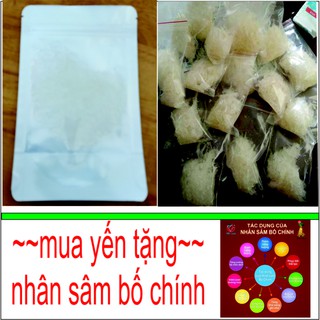 Tổ yến Gói nhỏ sạch lông +kèm sâm (Yến sợi)