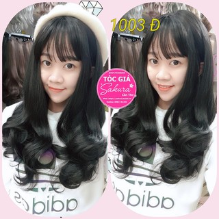 Tóc Giả Nguyên Đầu Dáng Lỡ Xoăn Đuôi Lọn Dài 45cm ❤️ Free Ship ❤️ Tóc cao cấp chịu nhiệt- video & hình thật