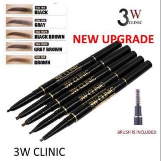 Chì Kẻ Mày Hai Đầu Chuốt Và Chải 3w clinic