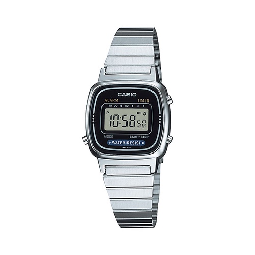 Đồng Hồ Nữ Casio STANDARD LA670WA-1 Dây Kim Loại