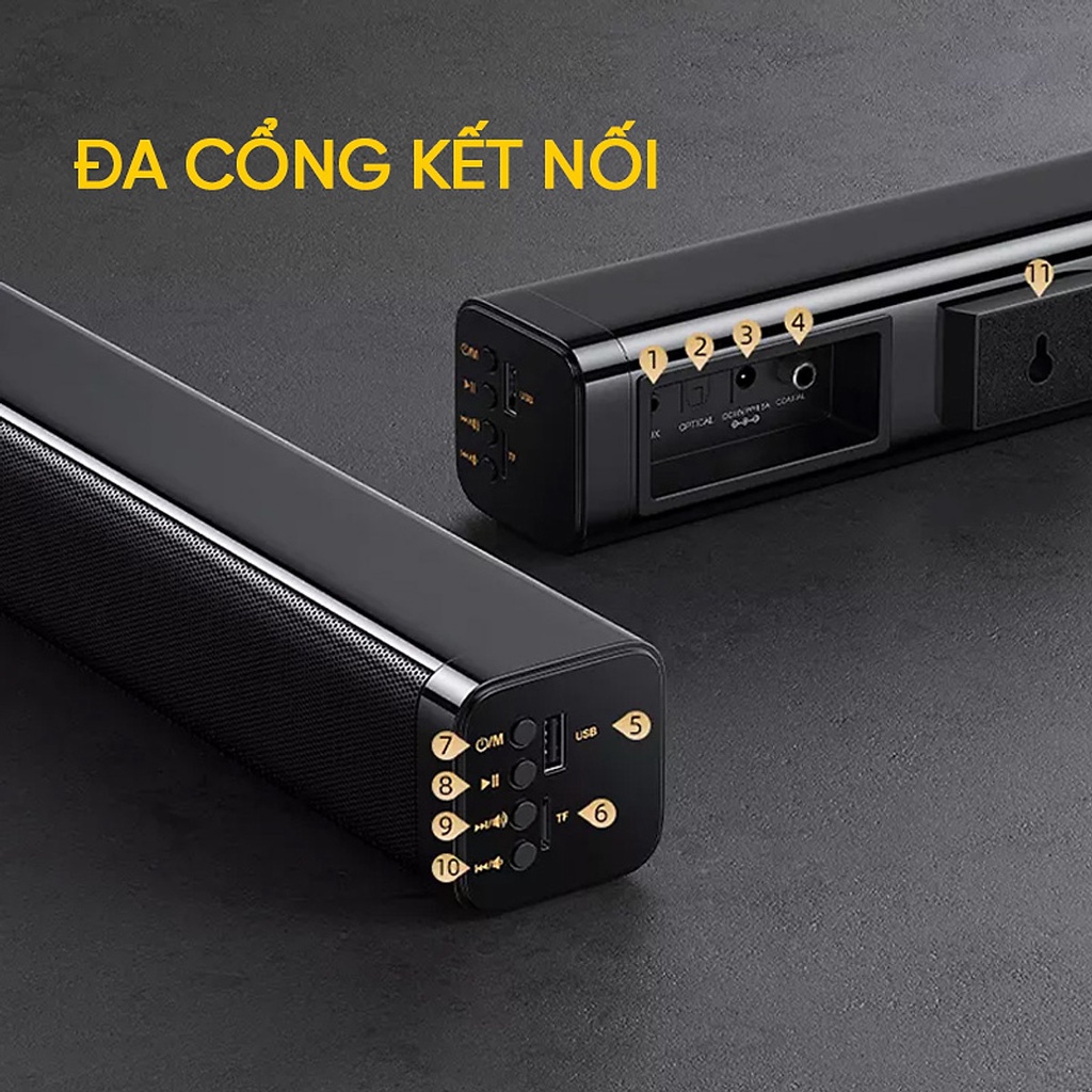 Loa bluetooth để bàn Remax RTS-30 soundbar chính hãng âm thanh vòm, siêu bass siêu hay, có video sản phẩm thực tế chất.