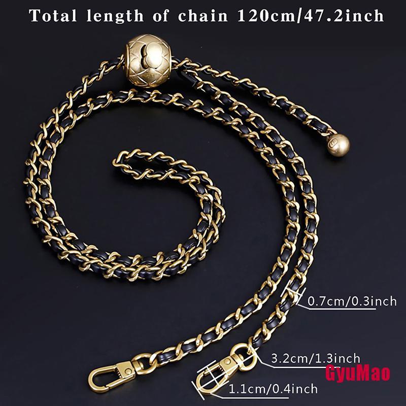 Dây Xích Thay Thế Bằng Da PU Có Thể Điều Chỉnh Gắn Túi Xách