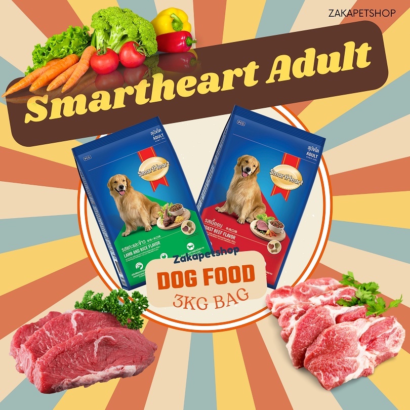 Thức Ăn Chó Hạt Smartheart Adult 3kg