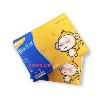 Giấy ăn rút tiến đạt 100 tờ 3 lớp