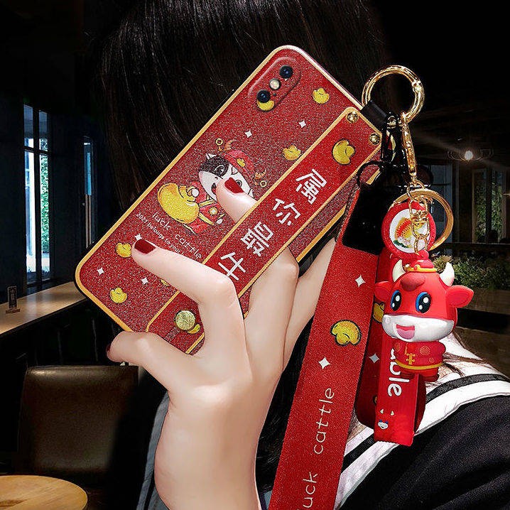 Vỏ điện thoại di động, dây đeo cổ tay, bảo vệ chống rơi trí thun ngắn tay | BigBuy360 - bigbuy360.vn