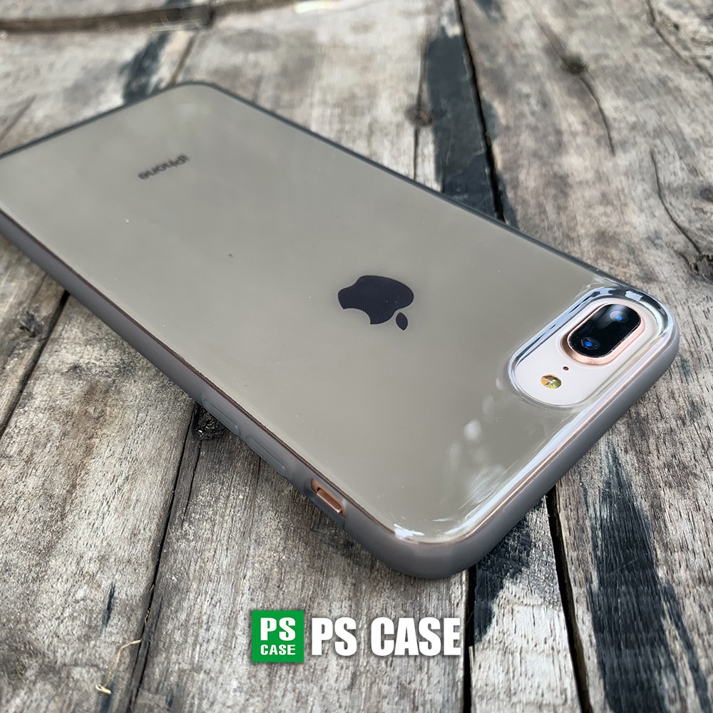 [người bán địa phương] Ốp lưng dẻo đen mờ chống sốc cao cấp dành cho iPhone 7 Plus / iPhone 8 Plus - PS Case phân phối