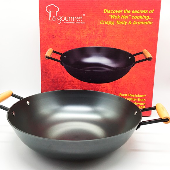 Chảo Gang Lagourmet Nitrigan 347671 - 36cm Healthy Cook Ware