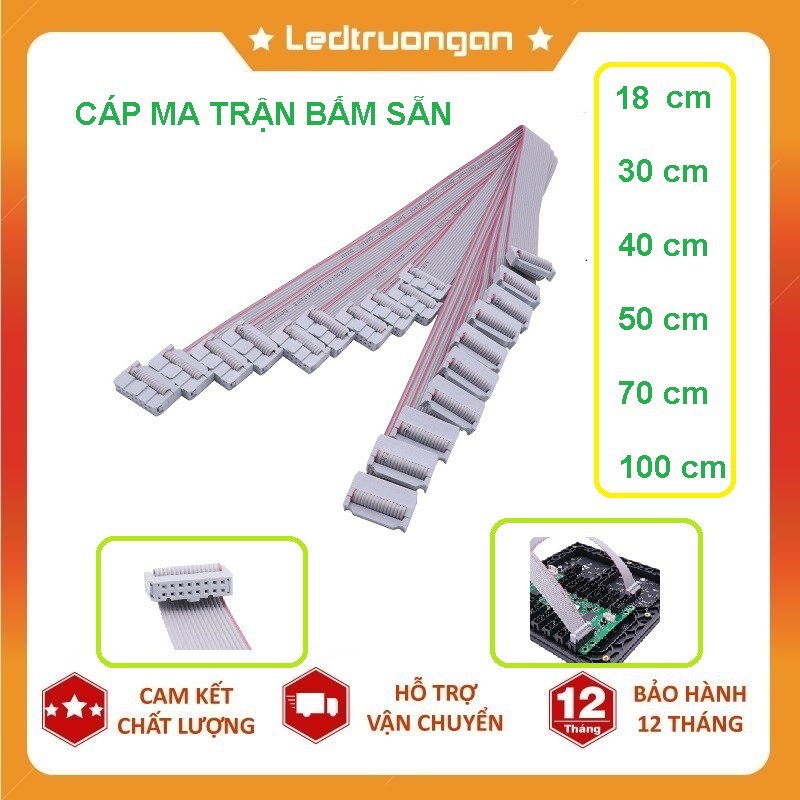 Cáp tín hiệu cho biển led ma trận bấm sẵn đầy đủ kích thước | BigBuy360 - bigbuy360.vn