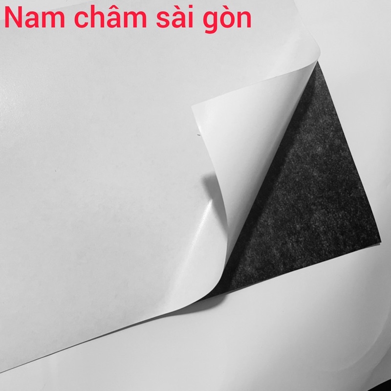 [NCSG] Nam châm lá A4 dày 1mm có keo dán tiện ích