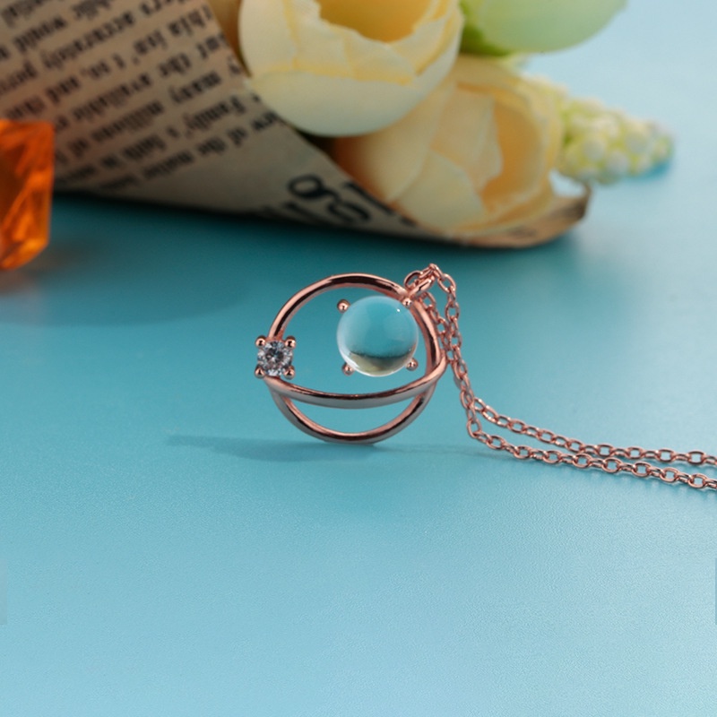 Vòng cổ Đính Đá Mặt Trăng Ngôi Sao Thời Trang Cho Nữ