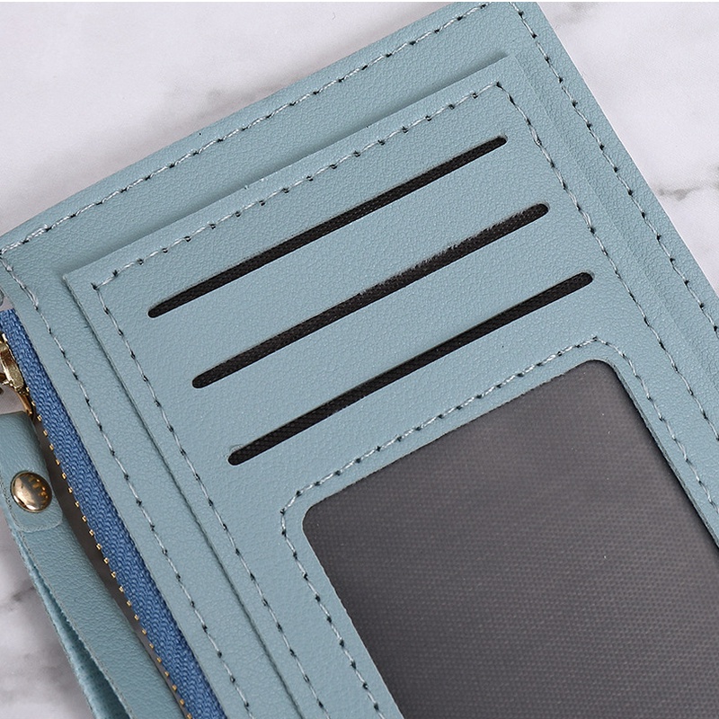 Ví Nhỏ Siêu Mỏng Đựng Tiền Xu Họa Tiết Bò Sữa Dễ Thương Có Khóa Kéo Cho Nữ Gylx083