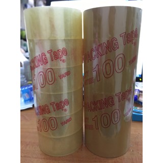 Băng keo trong/ đục 4p8 100y lõi đỏ