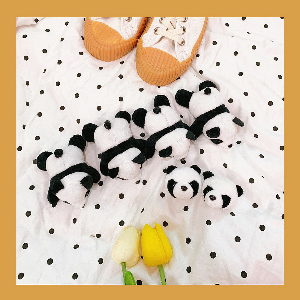 Ghim cài áo hình gấu trúc nhồi bông dễ thương và cá tính cho nam và nữ