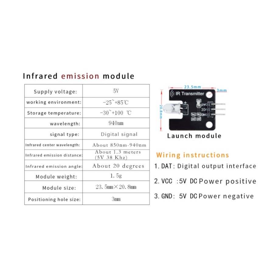 Mô Đun Nhận Tín Hiệu Hồng Ngoại 38khz Chuyên Dụng Cho Khối Xếp Hình Điện Tử Arduino
