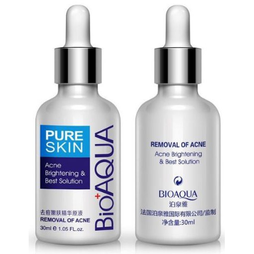 Serum dưỡng trắng da xóa mụn Pure Skin Bioaqua