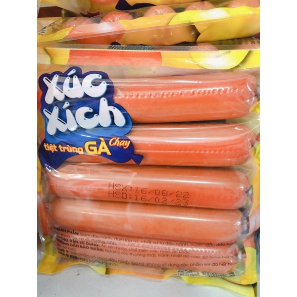Xúc xích Gà tiệt trùng chay Âu Lạc