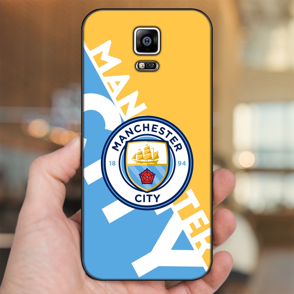 Ốp lưng Samsung Note 4 viền đen in hình Manchester City MC