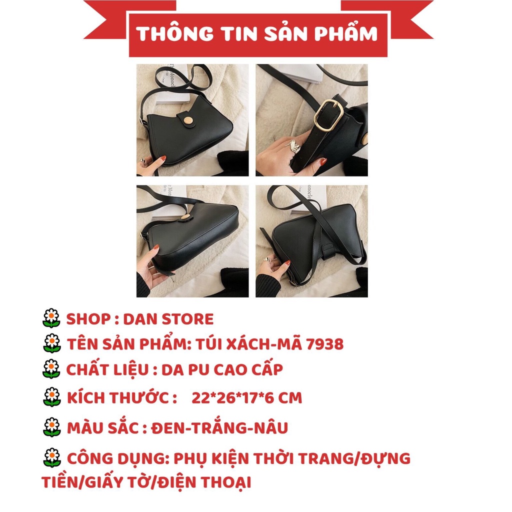 Túi Xách NữTặng QuàTúi Nữ kẹp nách Da PU cao cấp thiết kế theo phong cách thanh lịch sang trọng MÃ 7938
