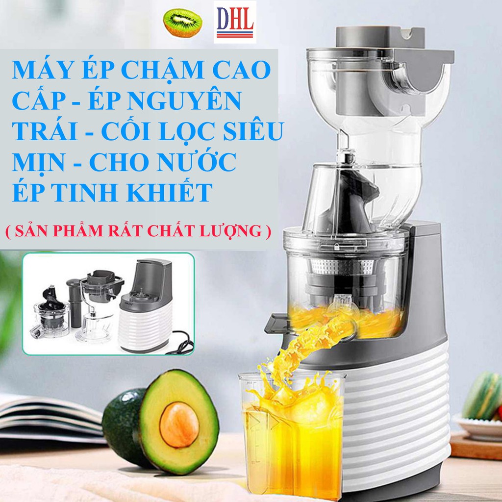 Máy ép trái cây, ép hoa quả ,máy ép chậm SOKANY JE-32 cao cấp chính hãng ép kiệt nước 100%