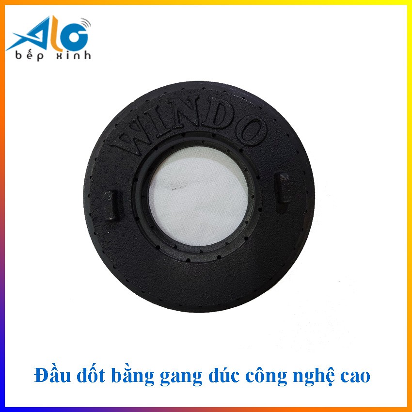 Bếp gas công nghiệp khè Windo 6A - Bếp ga khè - Cụm đánh lửa siêu nhạy - Lửa cực mạnh - BH 12 tháng - Alo Bếp xinh