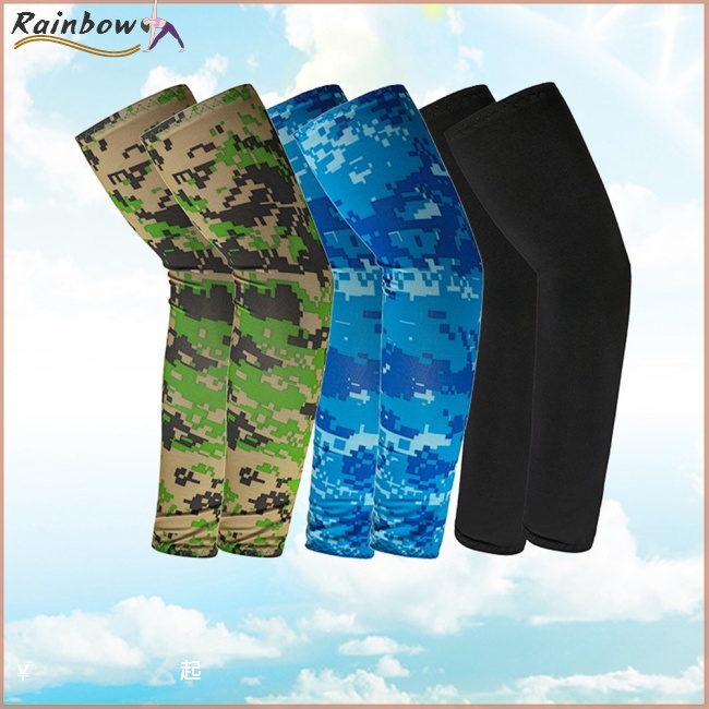 Vỏ bọc cánh tay chống nắng bằng lụa mát tiện dụng cho hoạt động ngoài trời