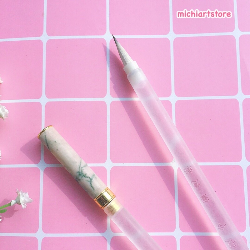 [Michi Art Store] Mộc Lan Hoa Lệnh - Bút lông vẽ màu nước thủy mặc, cọ thư pháp lông thú - Bút Ý Hiên