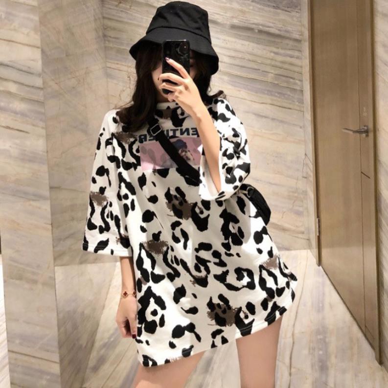 Áo Thun Nữ Ventivers 🎁 Lynn.Store 🎁 Phông bò sữa form rộng oversize dáng suông cá tính Ulzzang HOT