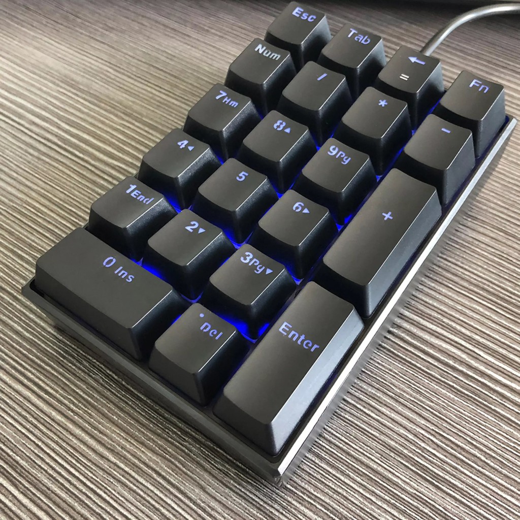 Bàn phím cơ Numpad Motospeed CK23 (Blue/Red Outemu,LED Xanh, 21 phím)