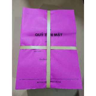 Sổ quỹ tiền mặt.