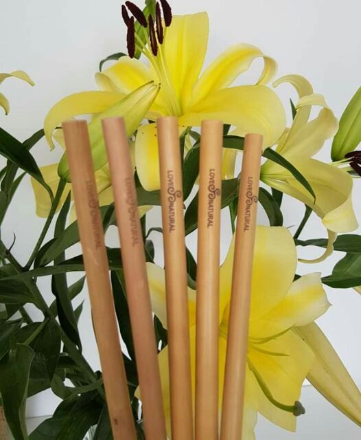 Ống hút tre , khắc tên free theo yêu cầu - Bamboo straw
