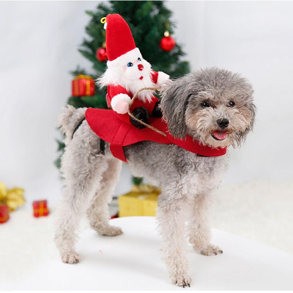 Bộ Đồ Hóa Trang Ông Già Noel Giữ Ấm Cho Thú Cưng