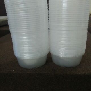 Combo 100 hộp tròn 300ml +nắp