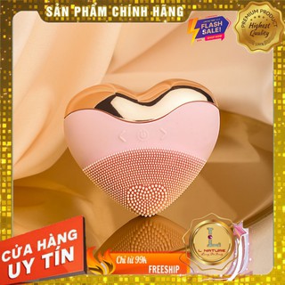 [SIÊU HOT] MÁY RỬA MẶT LACO LUXURY ✔️MASSAGE ✔️NÂNG CƠ ✔️LÀM SẠCH - Màu hồng
