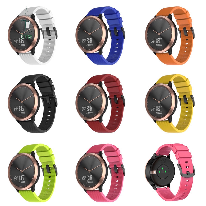 Dd DD✉ Dây đeo Silicone cho đồng hồ thông minh Garmin Vivomove HR