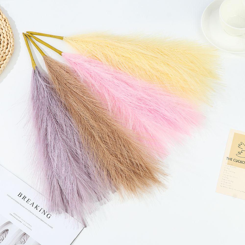 Bộ 2 Lọ Hoa Pampas Nhân Tạo 45cm Thời Trang Độc Đáo Trang Trí Tiệc Cưới DIY
