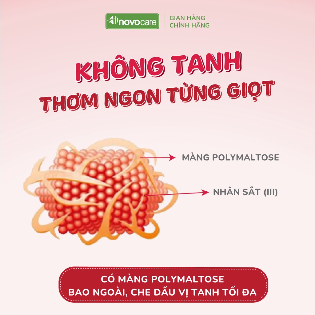 Combo sắt kẽm cho bé Novocare - Femalto sắt cho bé 15ml, NovoZinC kẽm cho bé, giúp tăng đề kháng, ăn ngon cho bé