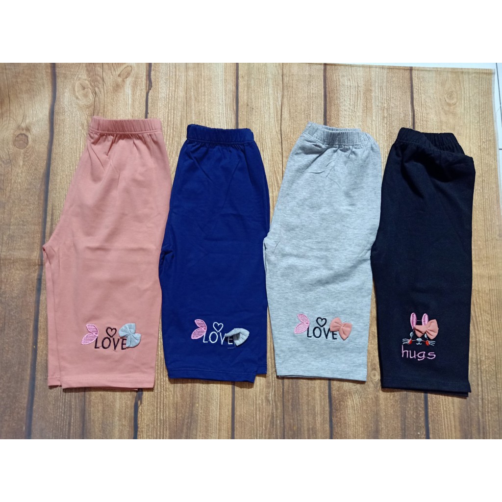 Quần legging lửng thêu mèo sz 18-30kg